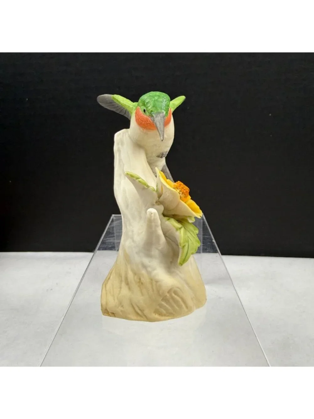 Lefton KW1112 Ruby Throated Hummingbird Figurine